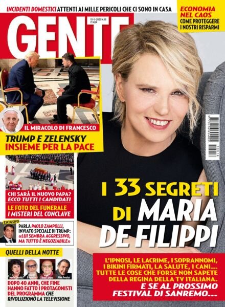 Gente Italia – 10 Maggio 2025 Cover