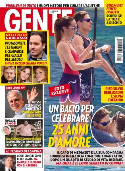 Gente Italia – 31 Maggio 2025 Cover