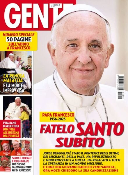 Gente Italia – 4 Maggio 2025 Cover