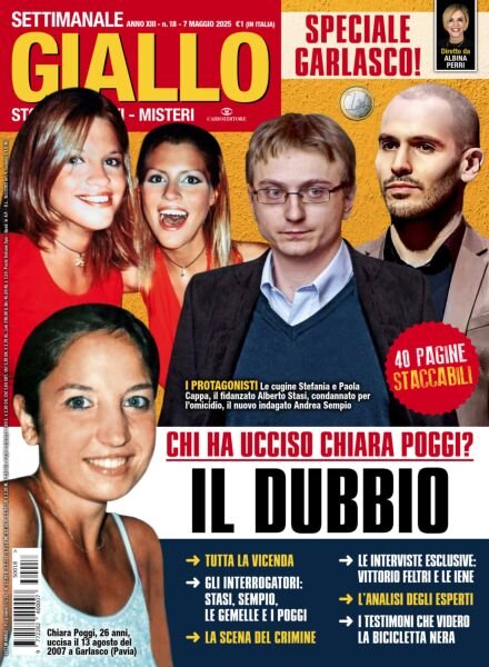 Giallo – 7 Maggio 2025 Cover