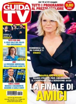 GuidaTV – 13 Maggio 2025