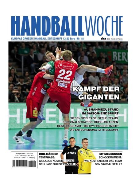 Handballwoche – 29 April 2025 Cover