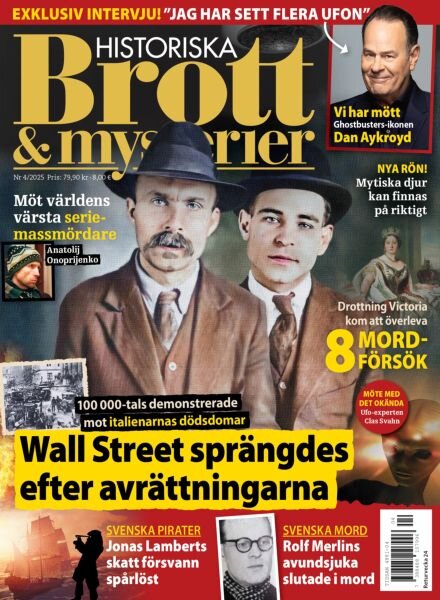 Historiska Brott & Mysterier – April 2025 Cover