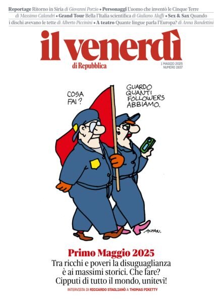 Il Venerdi di Repubblica – 1 Maggio 2025 Cover