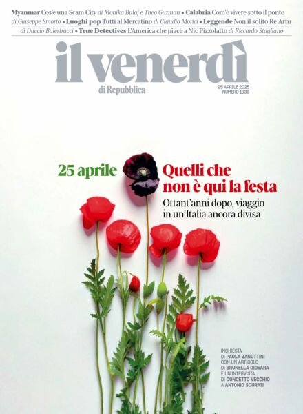 Il Venerdi di Repubblica – 25 Aprile 2025 Cover