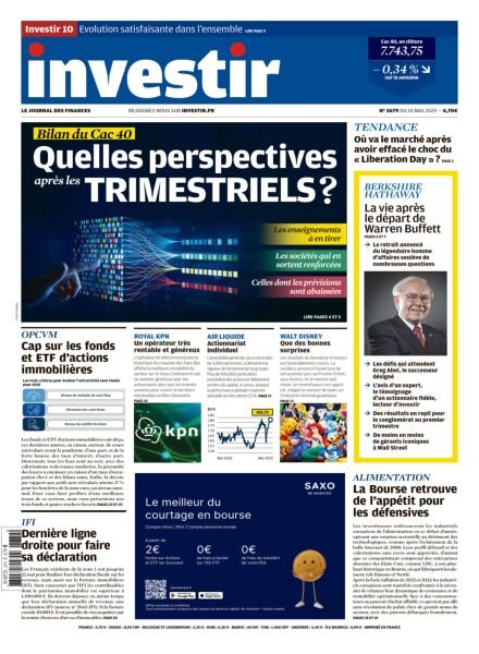 Investir – 10 Mai 2025 Cover