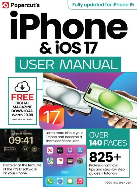 iPhone & iOS 17 User Manual – Spring 2025 Cover