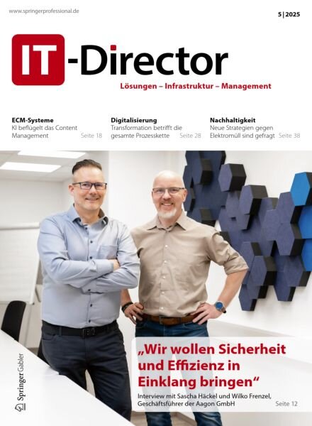 IT-Director – Mai 2025 Cover