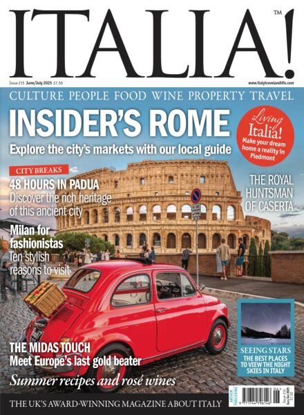 Italia! Magazine – June-July 2025 Cover