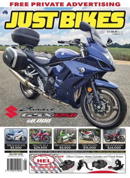 Just Bikes – May 2025 Cover