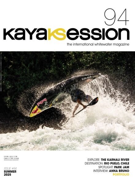 Kayak Session Magazine – Summer 2025 Cover