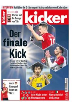 Kicker – 15 Mai 2025