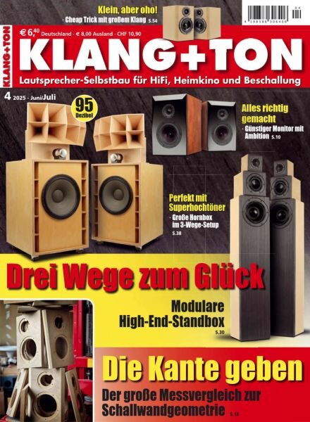 Klang & Ton – Juni-Juli 2025 Cover