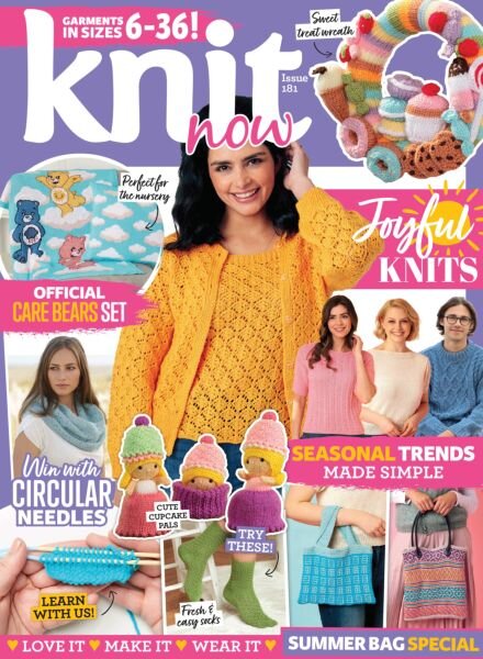 Knit Now – Issue 181 2025 Cover