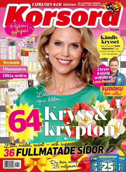 Korsord – 28 April 2025 Cover
