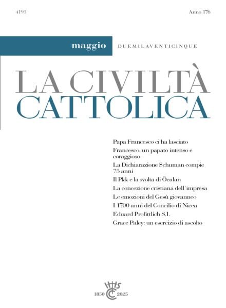 La Civilta Cattolica – Maggio 2025 Cover