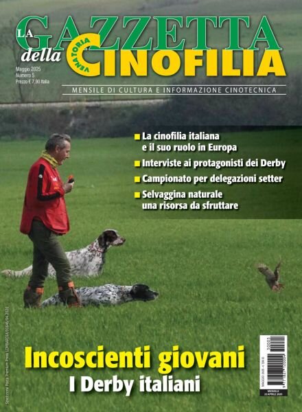 La Gazzetta Della Cinofilia Venatoria – Maggio 2025 Cover