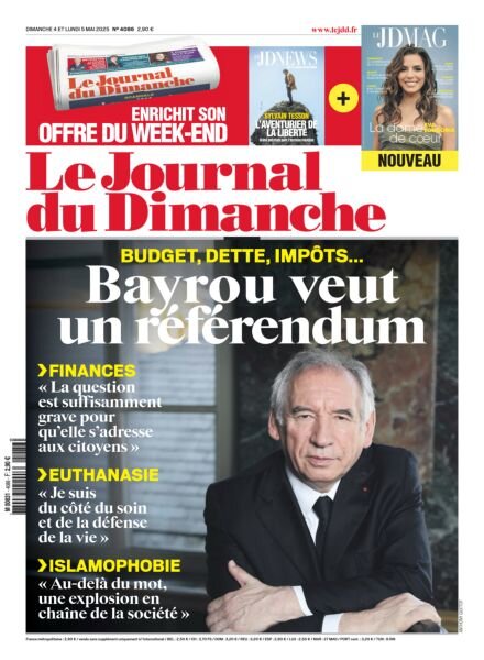 Le Journal du dimanche – 5 Mai 2025 Cover