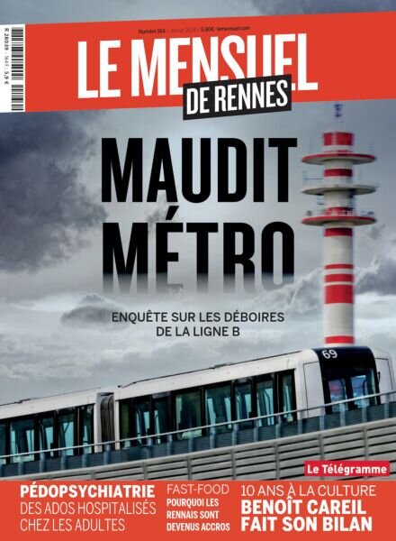 Le Mensuel de Rennes – Janvier 2024 Cover