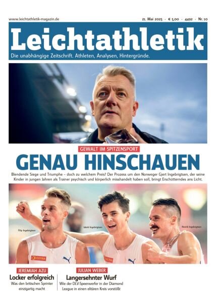 Leichtathletik – 21 Mai 2025 Cover