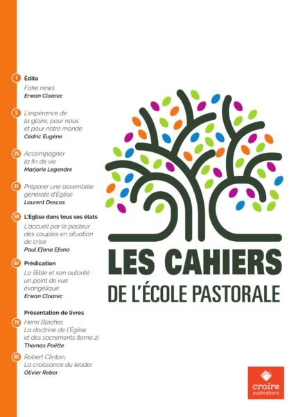 Les Cahiers de l’ecole pastorale – Nr 4 2024 Cover
