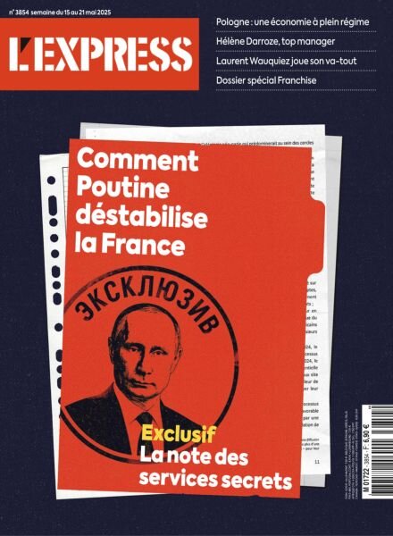 L’Express – 15 Mai 2025 Cover