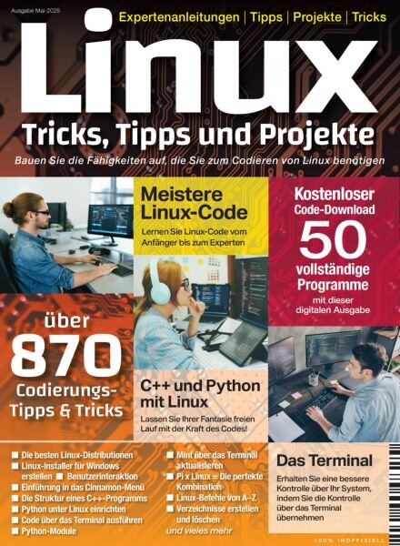 Linux Das essentielle Handbuch – Mai 2025 Cover