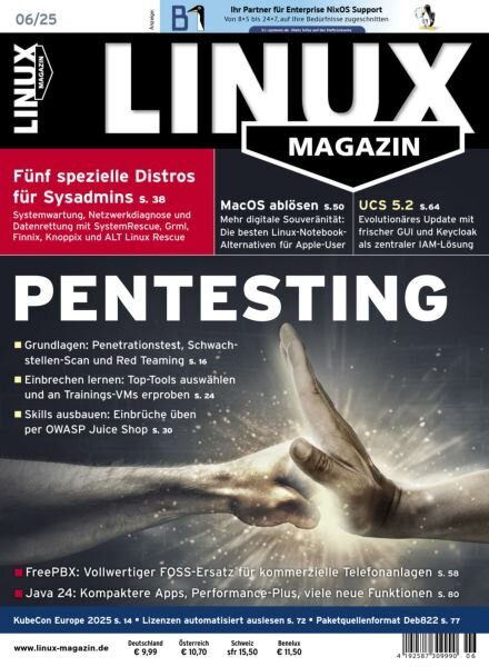 Linux-Magazin – Juni 2025 Cover