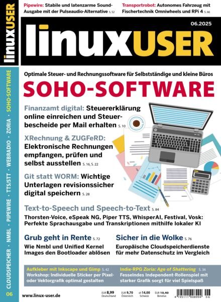 LinuxUser – Juni 2025 Cover
