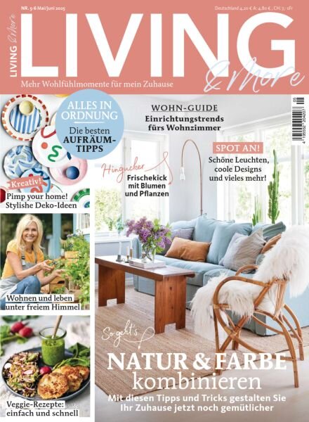 Living & More – Mai-Juni 2025 Cover