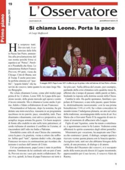 L’Osservatore – 10 Maggio 2025