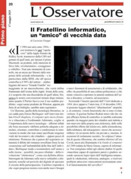 L’Osservatore – 17 Maggio 2025