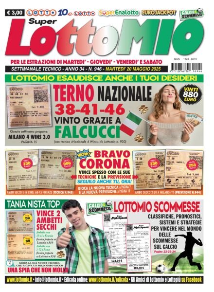 Lottomio del Giovedi – 20 Maggio 2025 Cover