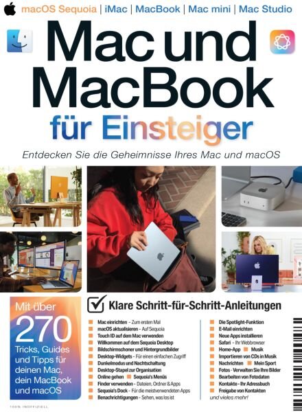Mac und MacBook fur Einsteiger – Mai 2025 Cover