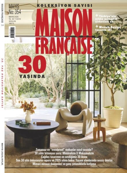 Maison Francaise Turkiye – Mayis 2025 Cover