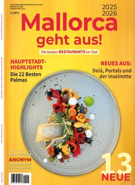 Mallorca geht aus! – Ausgabe 1 2025 Cover