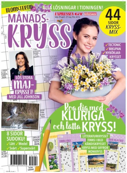 Manads-Kryss – April 2025 Cover