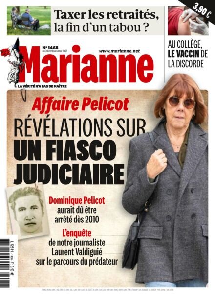 Marianne – 30 Avril 2025 Cover
