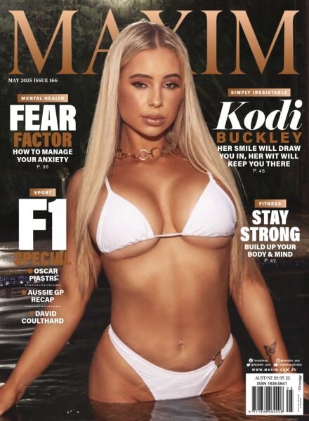 Maxim New Zealand – May 2025 Cover