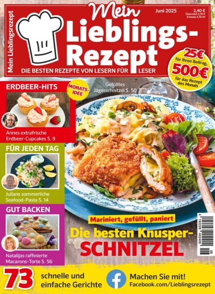 Mein Lieblingsrezept – Juni 2025 Cover