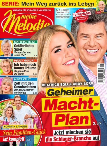 Meine Melodie – Juni 2025 Cover