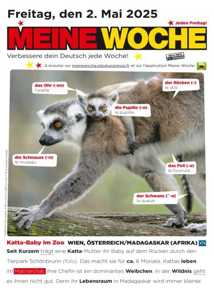 Meine Woche – 1 Mai 2025 Cover
