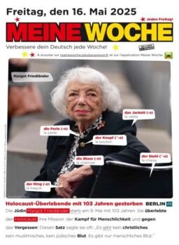 Meine Woche – 15 Mai 2025