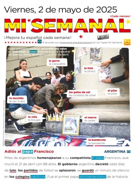 Mi Semanal – 2 Mayo 2025 Cover