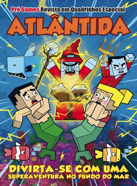 Minecraft Revista em Quadrinhos – Abril 2025 Cover