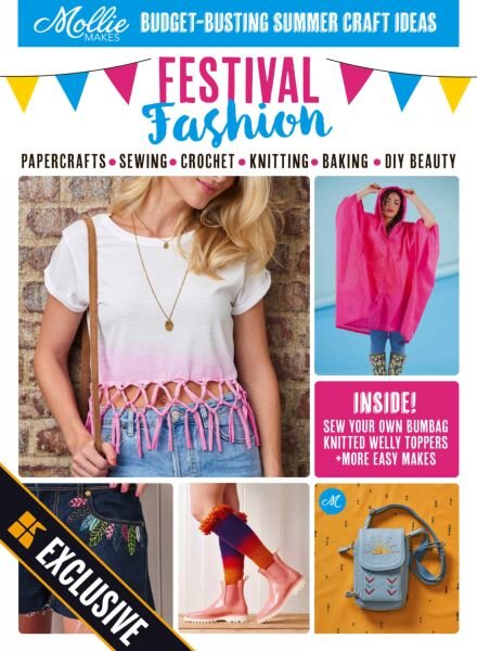 Mollie Makes Presents – Festival Fashion – May 2025 Cover