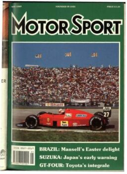 Motor Sport Magazine – May 1989