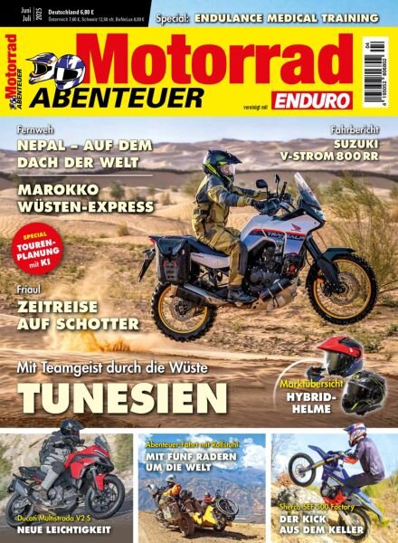 Motorrad Abenteuer – Juni-Juli 2025 Cover
