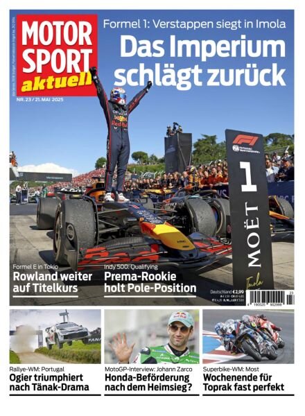 Motorsport aktuell – 20 Mai 2025 Cover