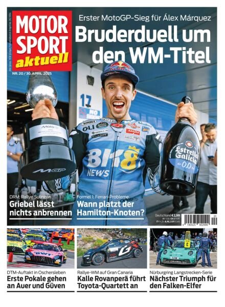Motorsport aktuell – 29 April 2025 Cover